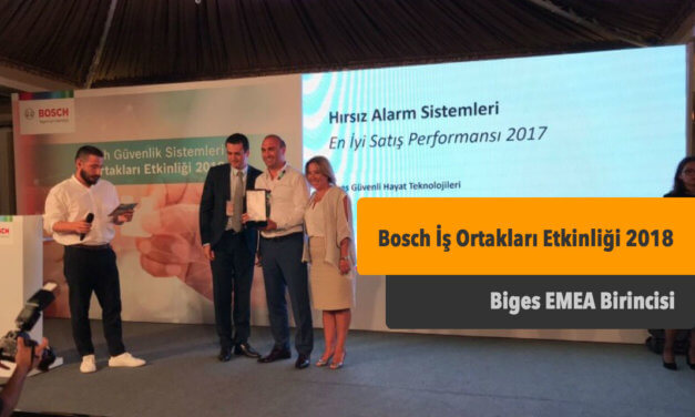 Bosch Güvenlik Sistemleri Etkinliği 2018: Biges EMEA Birincisi