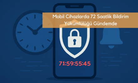 Siber Güvenlikte Yeni Dönem: Mobil Cihazlarda 72 Saatlik Bildirim Yükümlülüğü Gündemde